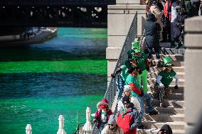 U.S.-CHICAGO-ST. PATRICK'S DAY-CELEBRATION