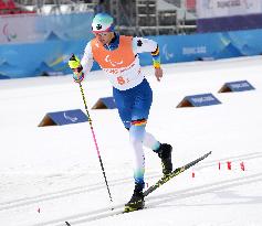 (SP)CHINA-ZHANGJIAKOU-WINTER PARALYMPICS-PARA CROSS-COUNTRY SKIING-MIXED 4x2.5km RELAY