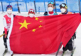(SP)CHINA-ZHANGJIAKOU-WINTER PARALYMPICS-PARA CROSS-COUNTRY SKIING-MIXED 4x2.5km RELAY
