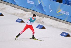 (SP)CHINA-ZHANGJIAKOU-WINTER PARALYMPICS-PARA CROSS-COUNTRY SKIING-MIXED 4x2.5km RELAY