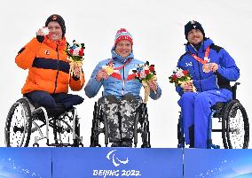 (SP)CHINA-BEIJING-BEIJING 2022 WINTER PARALYMPICS-ALPINE SKIING-MEN'S SLALOM -SITTING(CN)