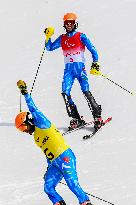 (SP)CHINA-BEIJING-BEIJING 2022 WINTER PARALYMPICS-ALPINE SKIING-MEN'S SLALOM-VISION IMPAIRED(CN)