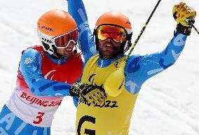 (SP)CHINA-BEIJING-BEIJING 2022 WINTER PARALYMPICS-ALPINE SKIING-MEN'S SLALOM-VISION IMPAIRED(CN)