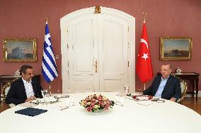 TURKEY-ISTANBUL-PRESIDENT-GREECE-PM-MEETING