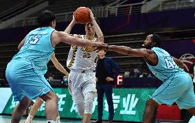 (SP)CHINA-SHENYANG-BASKETBALL-CBA LEAGUE-QINGDAO VS ZHEJIANG (CN)