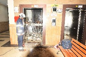 INDIA-MUMBAI-LIFT COLLAPSE-INVESTIGATION