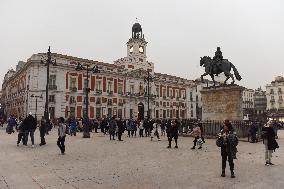 SPAIN-MADRID-SANDSTORM