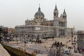 SPAIN-MADRID-SANDSTORM