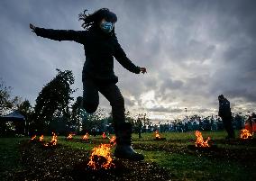 CANADA-VANCOUVER-FIRE FESTIVAL