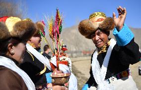 (InTibet)CHINA-TIBET-SPRING FARMING (CN)