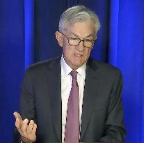 Fed Chairman Powell meets press after FOMC meeting