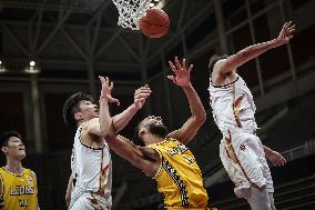 (SP)CHINA-SHENYANG-BASKETBALL-CBA LEAGUE-ZHEJIANG GOLDEN BULLS VS ZHEJIANG LIONS  (CN)