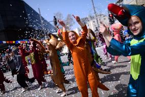 ISRAEL-HERZLIYA-PURIM-PARADE