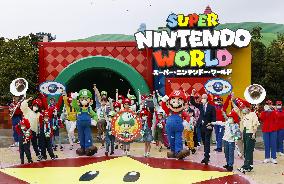 1st anniv. of Mario attraction at Universal Studios Japan