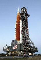 SLS rocket with Orion crew spacecraft