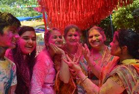 INDIA-BANGALORE-HOLI FESTIVAL