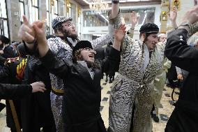 MIDEAST-JERUSALEM-PURIM-CELEBRATION