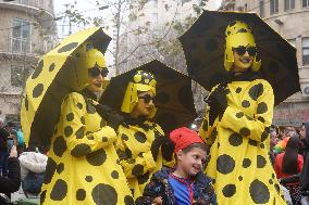 MIDEAST-JERUSALEM-PURIM-CELEBRATION