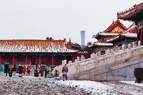 CHINA-BEIJING-SNOW SCENERY (CN)