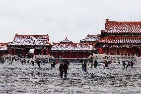 CHINA-BEIJING-SNOW SCENERY (CN)