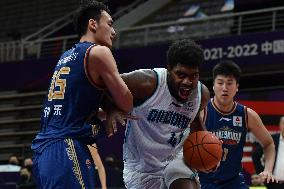 (SP)CHINA-SHENYANG-BASKETBALL-CBA LEAGUE-QINGDAO VS NANJING (CN)