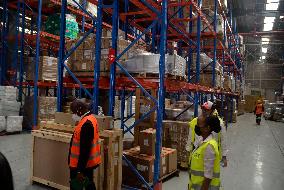 UGANDA-ENTEBBE-CHINESE-CONSTRUCTED-AIR CARGO TERMINAL