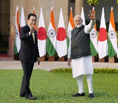 Japan PM Kishida in New Delhi