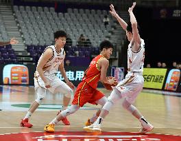 (SP)CHINA-SHENYANG-BASKETBALL-CBA LEAGUE-ZHEJIANG GOLDEN BULLS VS JILIN NORTHEAST TIGERS (CN)