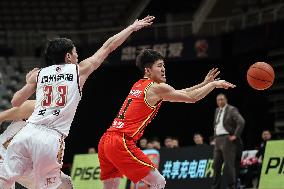 (SP)CHINA-SHENYANG-BASKETBALL-CBA LEAGUE-ZHEJIANG GOLDEN BULLS VS JILIN NORTHEAST TIGERS (CN)