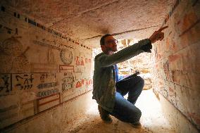 EGYPT-SAQQARA-ARCHAEOLOGY-ANCIENT TOMBS