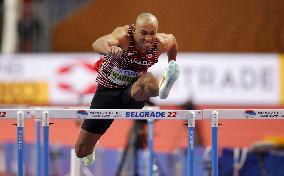 (SP)SERBIA-BELGRADE-WORLD ATHLETICS-INDOOR-CHAMPIONSHIPS-MEN'S HEPTATHLON-60M HURDLES