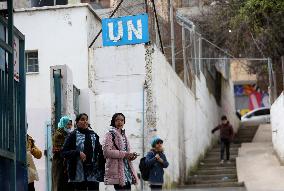 MIDEAST-NABLUS-REFUGEE CAMP