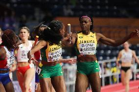 (SP)SERBIA-BELGRADE-WORLD ATHLETICS-INDOOR-CHAMPIONSHIPS-WOMEN'S 4X400M RELAY