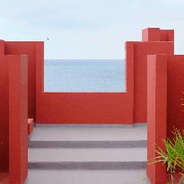 SPAIN-CALPE-LA MURALLA ROJA