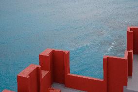 SPAIN-CALPE-LA MURALLA ROJA