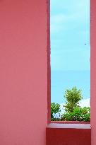 SPAIN-CALPE-LA MURALLA ROJA