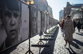 RUSSIA-MOSCOW-DONBASS-PHOTO EXHIBITION
