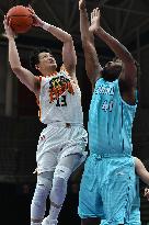 (SP)CHINA-SHENYANG-BASKETBALL-CBA LEAGUE-JILIN NORTHEAST TIGERS VS QINGDAO EAGLES (CN)