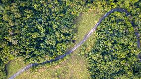 THAILAND-KHAO YAI NATIONAL PARK-AERIAL VIEW