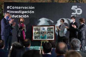 SPAIN-MADRID-GIANT PANDA TWINS-FIRST PUBLIC APPEARANCE