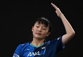 (SP)DOHA-QATAR-TABLE TENNIS-WTT CONTENDER 2022-WOMEN'S SINGLES