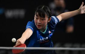 (SP)DOHA-QATAR-TABLE TENNIS-WTT CONTENDER 2022-WOMEN'S SINGLES