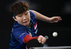 (SP)DOHA-QATAR-TABLE TENNIS-WTT CONTENDER 2022-WOMEN'S SINGLES