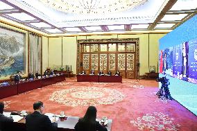 CHINA-BEIJING-LI ZHANSHU-CROATIAN PARLIAMENT SPEAKER-TALKS (CN)