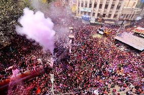 INDIA-MADHYA PRADESH-INDORE-RANG PANCHAMI-CELEBRATION