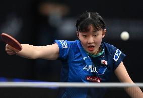 (SP)DOHA-QATAR-TABLE TENNIS-WTT CONTENDER 2022-WOMEN'S SINGLES