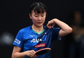 (SP)DOHA-QATAR-TABLE TENNIS-WTT CONTENDER 2022-WOMEN'S SINGLES