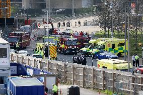 BRITAIN-LONDON-GAS LEAK INCIDENT