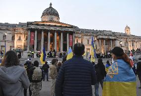 Protest against Russia in London