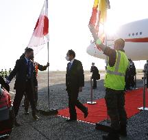 Japan PM Kishida in Belgium for G-7 summit